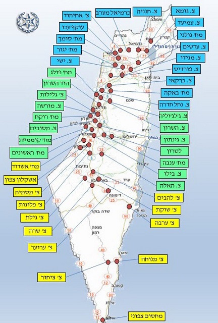 סגר הפסח: מפת החסימות המלאה