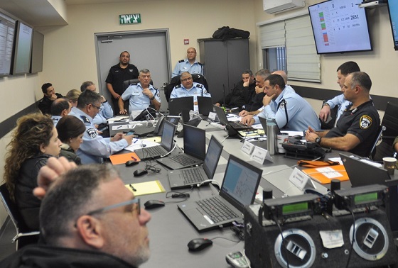 הערכת מצב מיוחדת של משטרת ישראל לאור פגעי מזג האוויר