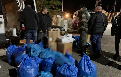 המשטרה סיכלה הברחת ענק של טבק וסיגריות מהשטחים לישראל